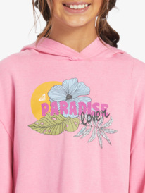 2 Girl's 4-16 Sun My Sweet Sun B Oversized Hoodie Pink ERGFT03896 Roxy