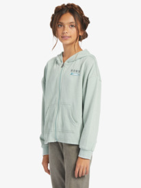 1 Girl's 4-16 Early In The Morning B Zip-Up Hoodie Blue ERGFT03898 Roxy