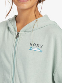 2 Girl's 4-16 Early In The Morning B Zip-Up Hoodie Blue ERGFT03898 Roxy