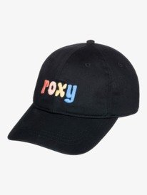 3 Girl's 4-16 Blondie Baseball Cap Black ERGHA03238 Roxy