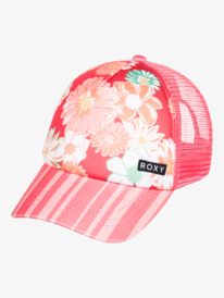 roxy, Girls 8-16 Honey Coconut Trucker Cap, TEA ROSE BOOGIE CHILLEN GIRL S (mjz8) Honey Coconut - Trucker Cap for Girls ERGHA03258