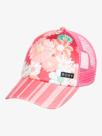 4 Girls 8-16 Honey Coconut Trucker Cap Pink ERGHA03258 Roxy
