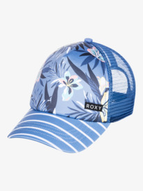 4 Girls 8-16 Honey Coconut Trucker Cap Blue ERGHA03258 Roxy