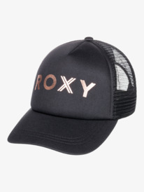 3 Girls 8-16 Reggae Town Trucker Cap Black ERGHA03266 Roxy