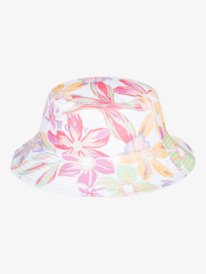 0 Girl's 4-16 Tiny Honey Bucket Hat White ERGHA03280 Roxy