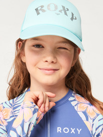 4 Girls Reggae Town Trucker Cap Blue ERGHA03308 Roxy