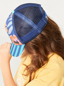 4 Girls Honey Coconut Trucker Cap Blue ERGHA03310 Roxy