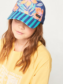 5 Girls Honey Coconut Trucker Cap Blue ERGHA03310 Roxy