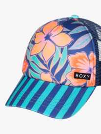 11 Girls Honey Coconut Trucker Cap Blue ERGHA03310 Roxy