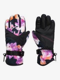 roxy, Детские сноубордические перчатки Roxy Jetty, TRUE BLACK JORJA (kvj3) Roxy Jetty - Snowboard/Ski Gloves for Girls ERGHN03030