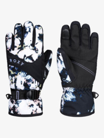 3 Girl's 4-16 Roxy Jetty Insulated Snowboard/Ski Gloves Black ERGHN03036 Roxy