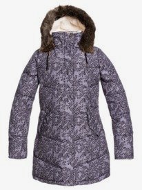 Elsie Printed - Waterproof Longline Puffer Jacket for Girls 8-16  ERGJK03083