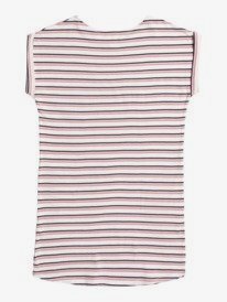 roxy, Girls 8-16 Running Love T-Shirt Dress, SNOW WHITE MAGIC STRIPE (wbk3) RUNNING LOVE ERGKD03179
