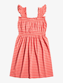 roxy, Girl's 4-16 Girls Like You Knit Tank Dress, TEA ROSE PEACEFUL HORIZON (mjz3) Girls Like You - Sleeveless Dress for Girls ERGKD03205