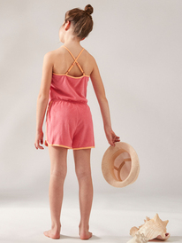 3 Glitter In The Air - Träger-Playsuit für Mädchen 4-16 Rosa ERGKD03225 Roxy