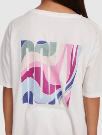 4 Girls 4-16 Hip Hop Star A T-Shirt Dress White ERGKD03235 Roxy