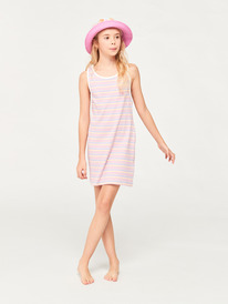 2 Girls 4-16 What Should I Do Slim Vest Top Dress Purple ERGKD03242 Roxy