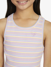 11 Girls 4-16 What Should I Do Slim Vest Top Dress Purple ERGKD03242 Roxy