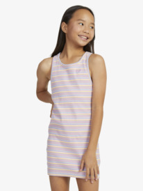 7 Girls 4-16 What Should I Do Slim Vest Top Dress Purple ERGKD03242 Roxy