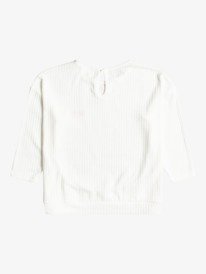 1 Girl's 4-16 Part Time Friend Pullover Sweatshirt White ERGKT03181 Roxy