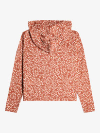 1 Girl's 4-16 Unconditionally Long Sleeve Hoodie Top Brown ERGKT03212 Roxy