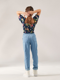 4 Sunday Night Sessions - Puff Sleeve Top for Girls 4-16 Blue ERGKT03222 Roxy