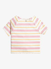 roxy, Get The Party Started - T-Shirt for Girls 4-16, SNOW WHITE HOULA STRIPE (wbk7) Get The Party Started - T-Shirt for Girls 4-16 ERGKT03232