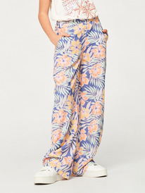 3 Girl's 4-16 You Found Me Pants Blue ERGNP03116 Roxy