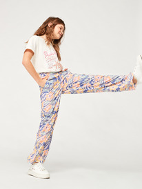 4 Girl's 4-16 You Found Me Pants Blue ERGNP03116 Roxy