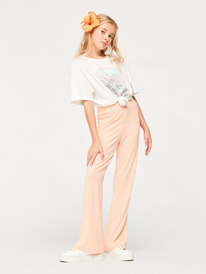 5 Girl's 4-16 Just Feel It Pants Pink ERGNP03117 Roxy