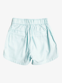 1 Girl's 4-16 Una Mattina Elastic Waist Shorts Blue ERGNS03088 Roxy