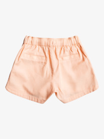 7 Girl's 4-16 Una Mattina Elastic Waist Shorts Pink ERGNS03088 Roxy