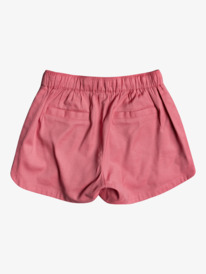 3 Girl's 4-16 Una Mattina Elastic Waist Shorts Pink ERGNS03088 Roxy