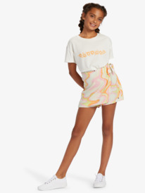 1 Girl's 4-16 Into The Unknown Wrap Skort For Girls Green ERGNS03143 Roxy