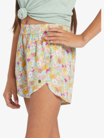 4 Girls 4-16 Canyon Moon Elasticated Shorts  ERGNS03147 Roxy