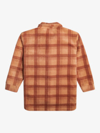 9 Ocean Quiet - Long Plaid Fleece for Girls 4-16 Rose ERGPF03061 Roxy