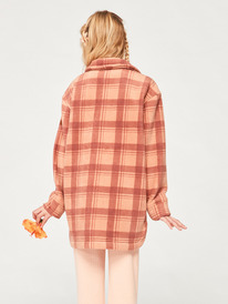 Ocean Quiet - Long Plaid Fleece for Girls 4-16  ERGPF03061