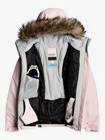 1 Jet Ski 2022 - Schneejacke für Mädchen 8-16 Rosa ERGTJ03099 Roxy