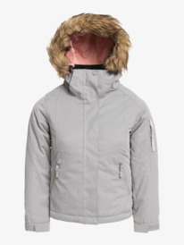 roxy, Meade 2022 - Geïsoleerd Snowjack voor Meisjes, HEATHER GREY (sjeh) Meade 2022 - Insulated Snow Jacket for Girls ERGTJ03143