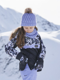 1 Girl's 4-16 Shelter Insulated Snow Jacket Black ERGTJ03144 Roxy