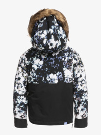 10 Girl's 4-16 Shelter Insulated Snow Jacket Black ERGTJ03144 Roxy