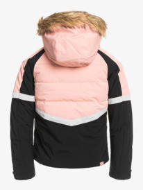 roxy, Girl's 4-16 Bamba Girl Insulated Snow Jacket, MELLOW ROSE (mgd0) Bamba - Insulated Snow Jacket for Girls ERGTJ03148