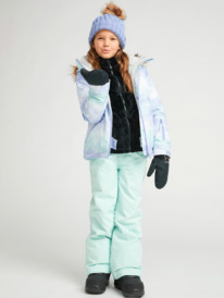 4 Girl's 4-16 American Pie Insulated Snow Jacket Blue ERGTJ03150 Roxy