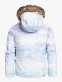 6 Girl's 4-16 American Pie Insulated Snow Jacket Blue ERGTJ03150 Roxy
