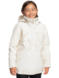 1 Presence Parka - Funktionelle Schneejacke für Mädchen 8-16 Weiss ERGTJ03155 Roxy