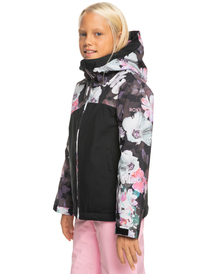 1 Girl's 4-16 Greywood Technical Snow Jacket Black ERGTJ03160 Roxy