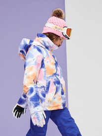 3 Girls 8-16 Roxy Jetty Technical Snow Jacket White ERGTJ03164 Roxy