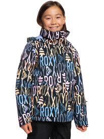 1 Roxy Jetty - Technical Snow Jacket for Girls 8-16 Black ERGTJ03164 Roxy