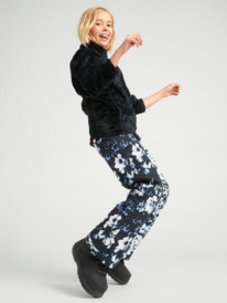 1 Girl's 4-16 Backyard Printed Insulated Snow Pants Black ERGTP03040 Roxy