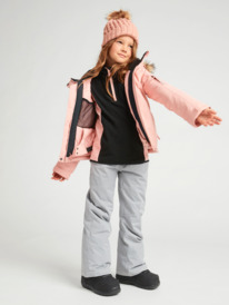 3 Diversion 2022 - Pantalon de snow isolant pour Fille Gris ERGTP03042 Roxy